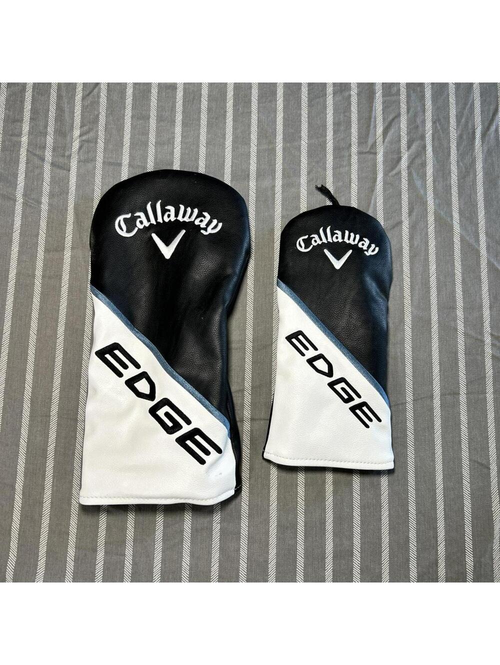 Callaway Edge Driver Head Cover Black & White lot of 2